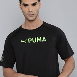 Puma FIT Ultrabreathe Round Neck Brand Logo Printed DryCELL Training Or Gym T-Shirt-image-45
