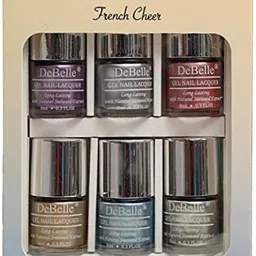 DeBelle Set Of 6 French Cheer Gel Nail Polish - 8ml Each-14