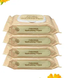 Omeo Set Of 4 Calendula Refreshing Wipes - 25 Wipes Each-41