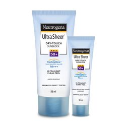 Neutrogena Set of 2 UltraSheer Dry Touch Sunblock SPF 50+ - 88ml & 30ml-24
