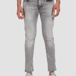 U.S. Polo Assn. Denim Co. Men Grey Brandon Slim Tapered Fit Mid-Rise Stretchable Jeans-image-54