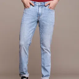Calvin Klein Jeans Men Skinny Fit Mildly Distressed Heavy Fade Stretchable Jeans-picture-30