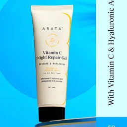ARATA Transparent Night Repair Gel With Pomegranate Hyaluronic Acid & Cucumber-36