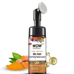 WOW SKIN SCIENCE Ubtan Foaming Face Wash with Built-In Brush for Deep Cleansing 100 ml-12