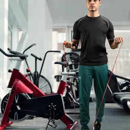 UNDER ARMOUR Men Teal Green Solid Sportstyle Tricot Jogger-image-9