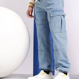 Aeropostale Men Pure Cotton Relaxed Fit Cargo Style Joggers-image-25
