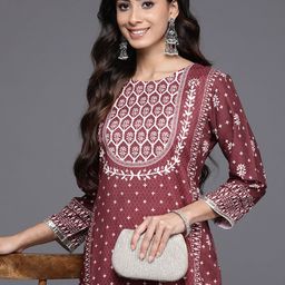 Varanga Women Floral Printed Modal Kurta-picture-16