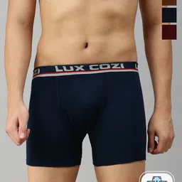 Lux Cozi Men Pack Of 4 Assorted Trunks COZI_BIGSHOT_LONG_ASST_4PC-picture-10