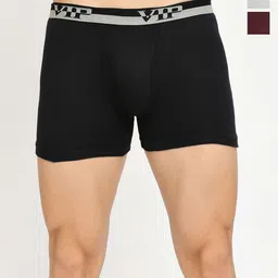 VIP Pack Of 3 Assorted Pure Cotton Trunks VP-MI-TR-ULTRA-10P-PO3-80-24