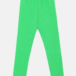 Robinbosky Girls Green Premium Stretchable Churidar Length Leggings-image-57