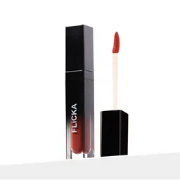 FLiCKA Set & Attack Transfer Proof Non Sticky Liquid Matte Lipstick 7ml- Dream Castle 05-17