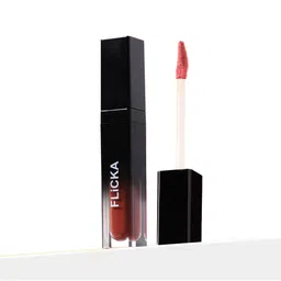 FLiCKA Set & Attack Transfer Proof Non Sticky Liquid Matte Lipstick 7 ml- Morning Glaze 17-15