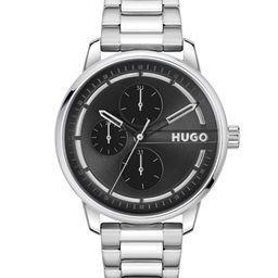HUGO Men Stamp Multi Analogue Watch 1530368-image-5