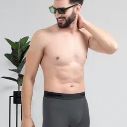 FREECULTR Men Grey Solid 3X Anti-Microbial Air-Soft Micromodal Trunk FC-XT-T-AG-picture-15