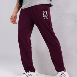 HRX by Hrithik Roshan Men Typography Printed Detail Mid-Rise Lifestyle Track Pants-picture-14