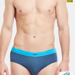 BODYX Men Pack Of 2 Pure Cotton Basic Briefs BX07B-INTWWI-2-S-image-54