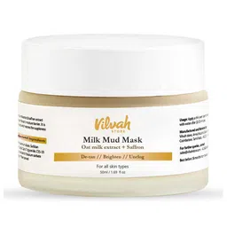 Vilvah Store De-Tan & Brightening Milk Mud Mask with Oat Milk Extracts - 50ml-29