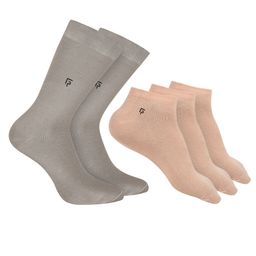 FOOTPRINTS Men Pack Of 5 Anti-Odour & Anti-Bacterial Organic Cotton & Bamboo Socks-image-58