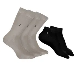 FOOTPRINTS Men Pack Of 5 Anti-Odour & Anti-Bacterial Organic Cotton & Bamboo Socks-image-43
