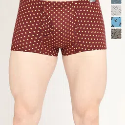 VIP Pack Of 5 Assorted Snug Fit Pure Cotton Trunks VP-MI-TR-BRNDP-10P-PO5-110-49