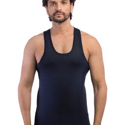 VIP Pack Of 4 Assorted Pure Cotton Innerwear Vests VP-MI-VS-SPCRN-10P-PO4-80-image-3