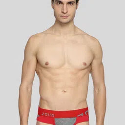 Zoiro Men Mid-Rise Anti Microbial Basic Briefs ZO-BRI-1-CHBJ-S-1PC-17