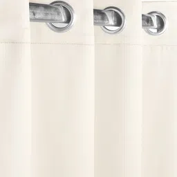 Saral Home Off White Blackout Door Curtain-image-74