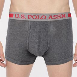 U.S. Polo Assn. Men Charcoal Grey Solid Sports Trunk Z9I101-031-Pl-S-image-54
