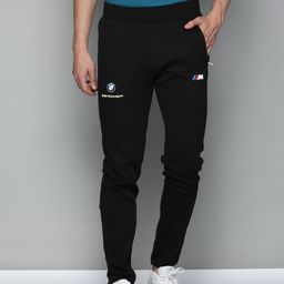 PUMA Motorsport Men Black BMW Slim Fit Printed Sustainable Motorsports Track Pants-image-25