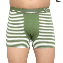 FRENCHIE Boys Pack Of 2 Striped Cotton Trunk FR-BI-TR-U1911-1X5-Navy-Green-XS-24