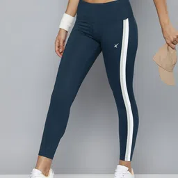 HRX by Hrithik Roshan Striped Rapid-Dry Training Tights-picture-11