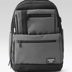 Teakwood Leathers Men 15 Inch Laptop Backpack with USB Charging Port-22