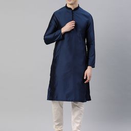 Manthan Men Ethnic Motifs Thread Work Kurta with Pyjamas-53