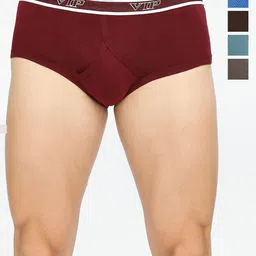 VIP Pack of 5 Assorted Cotton Basic Briefs VP-MI-BF-SPECT-10P-18