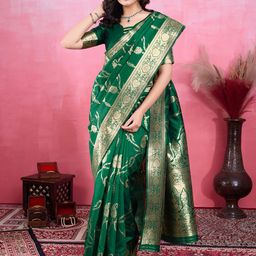 Durga Textile Woven Design Zari Kanjeevaram Saree-picture-13
