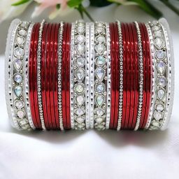 leshya Set of 32 Brass-Plating & Gold Plating Bangle Set-18