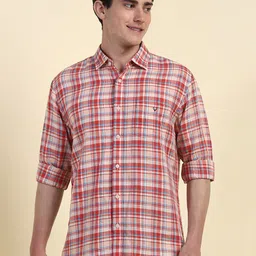 Allen Solly Men Tartan Checks Opaque Checked Casual Shirt-image-52