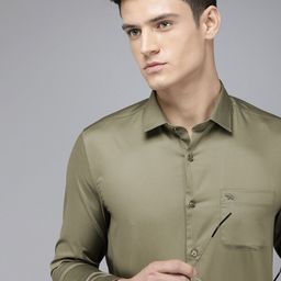 THE BEAR HOUSE Slim Fit Ardor Edition Opaque Formal Shirt-image-82