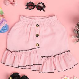 Cutiekins Girls Pure Cotton Frills Bows and Ruffles Skirt-image-9