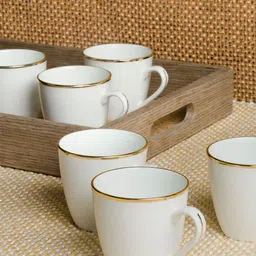 SONAKI White Solid Bone China Set-52
