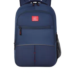 WildHorn Unisex Navy Blue Backpack with Compression Straps-57