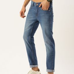Flying Machine Men Blue Jackson Low-Rise Heavy Fade Stretchable Skinny Fit Casual Jeans-image-87