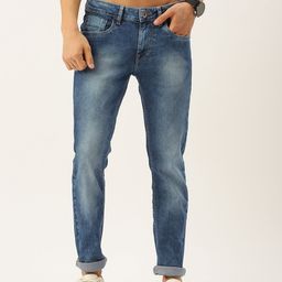 Flying Machine Men Blue Jackson Low-Rise Heavy Fade Stretchable Skinny Fit Casual Jeans-image-86