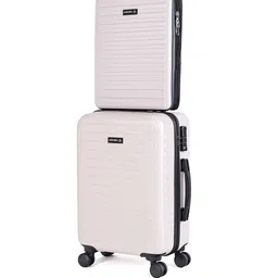 Assembly Desert Ivory Hard Sided Cabin Luggage 40Liters with Hard Shell Laptop Backpack-0