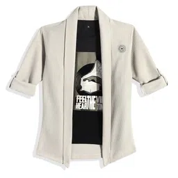 CHARCHIT Boys Shrug With T-Shirt-image-77