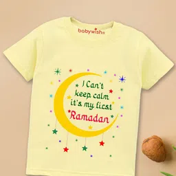 Babywish Kids Relaxed Fit Typography Printed Cotton T-shirt-picture-23