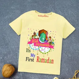 Babywish Kids Relaxed Fit Typography Printed Cotton T-shirt-picture-17