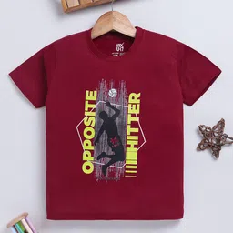 HRX by Hrithik Roshan Boys Sports Printed Rapid Dry T-shirt-image-121