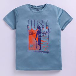 HRX by Hrithik Roshan Boys Sports Printed Rapid Dry T-shirt-image-75