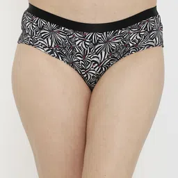 Candyskin MTV Women White & Black Printed Boy Shorts CSXMTV-P01ZEBRA-image-50
